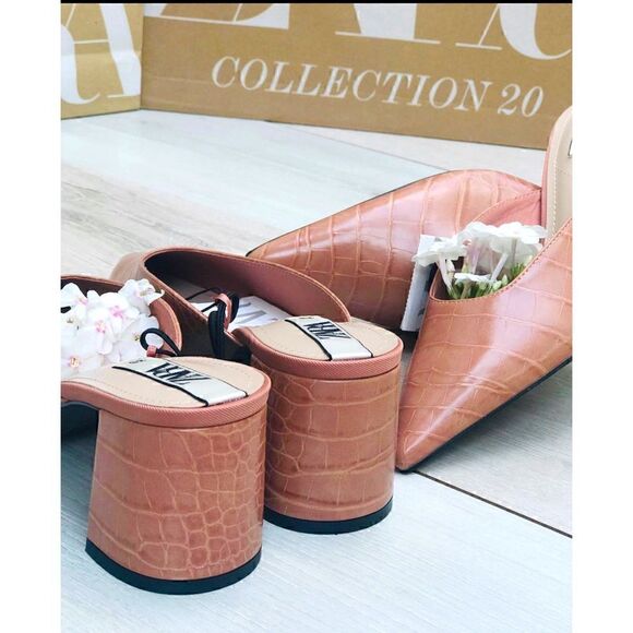 ZARA thick heel mules - Picture 7 of 11